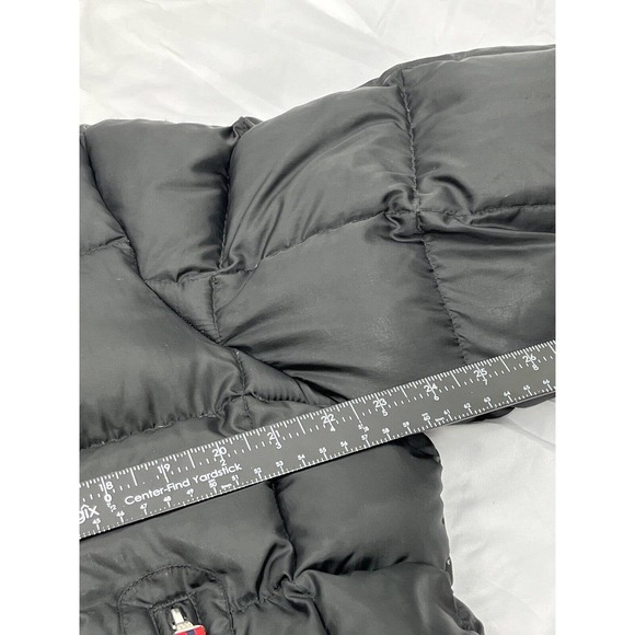 Tommy Hilfiger Black Puffer Jacket Juniors XL White Tag Early to Mid 00's - Picture 11 of 11